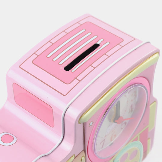 Metal Coin/Money Box with Lock For Kids
