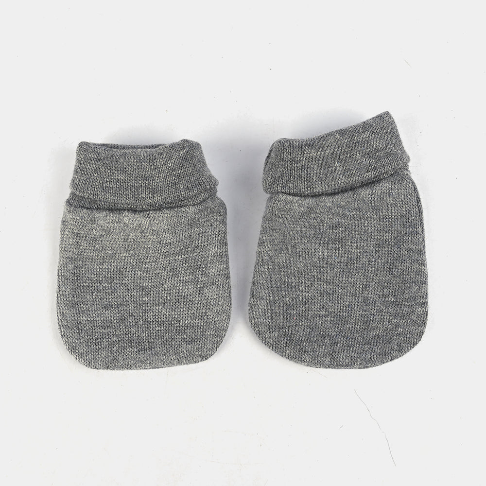 Baby Mittens 3M+ Grey