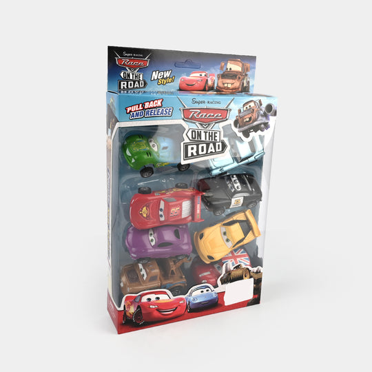 Super Racing Toy Set | 8 Pull-Back Vehicles