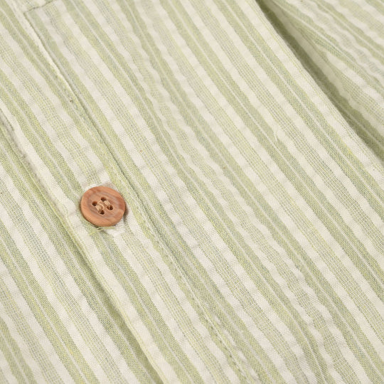 Infant Boys Jersey/Terry Romper 287-023 -Wht.Green