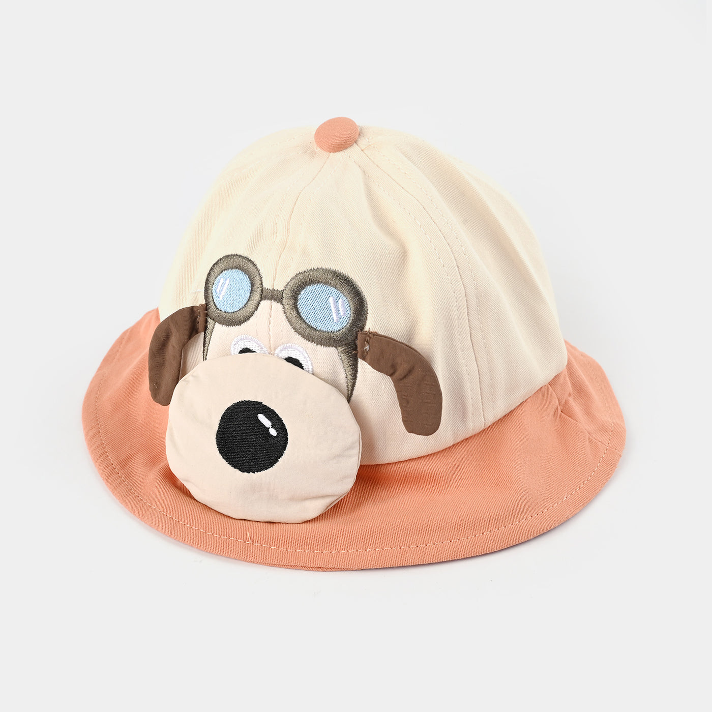 Baby Round Cap/Hat | 12M+ | Peach