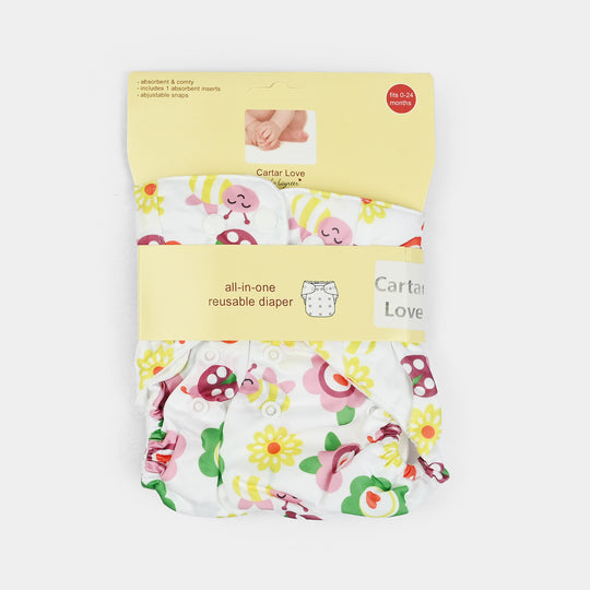 Reusable Baby Cloth Diaper Panty | 0-24 Months