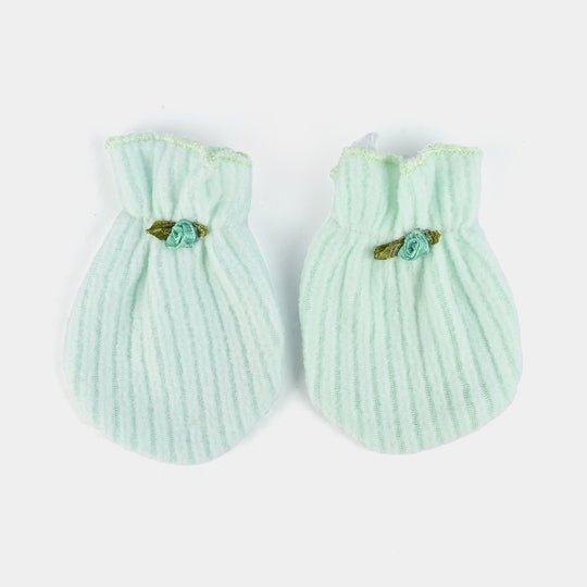 Baby Mittens 0M+ - Green