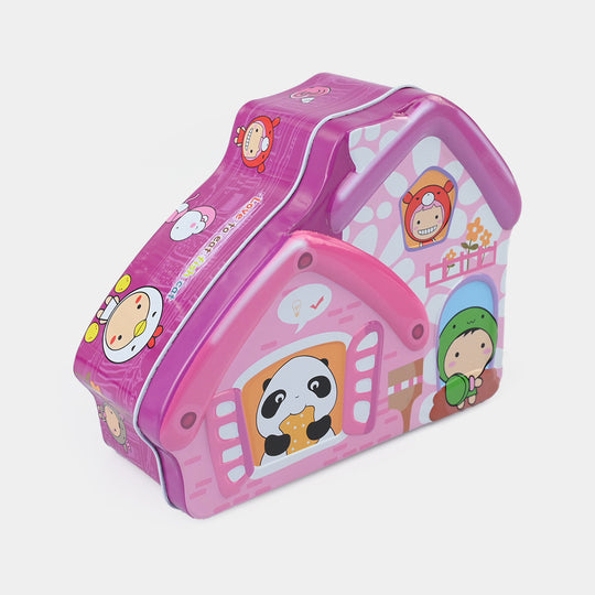 Metal Coin/Money Box with Lock For Kids
