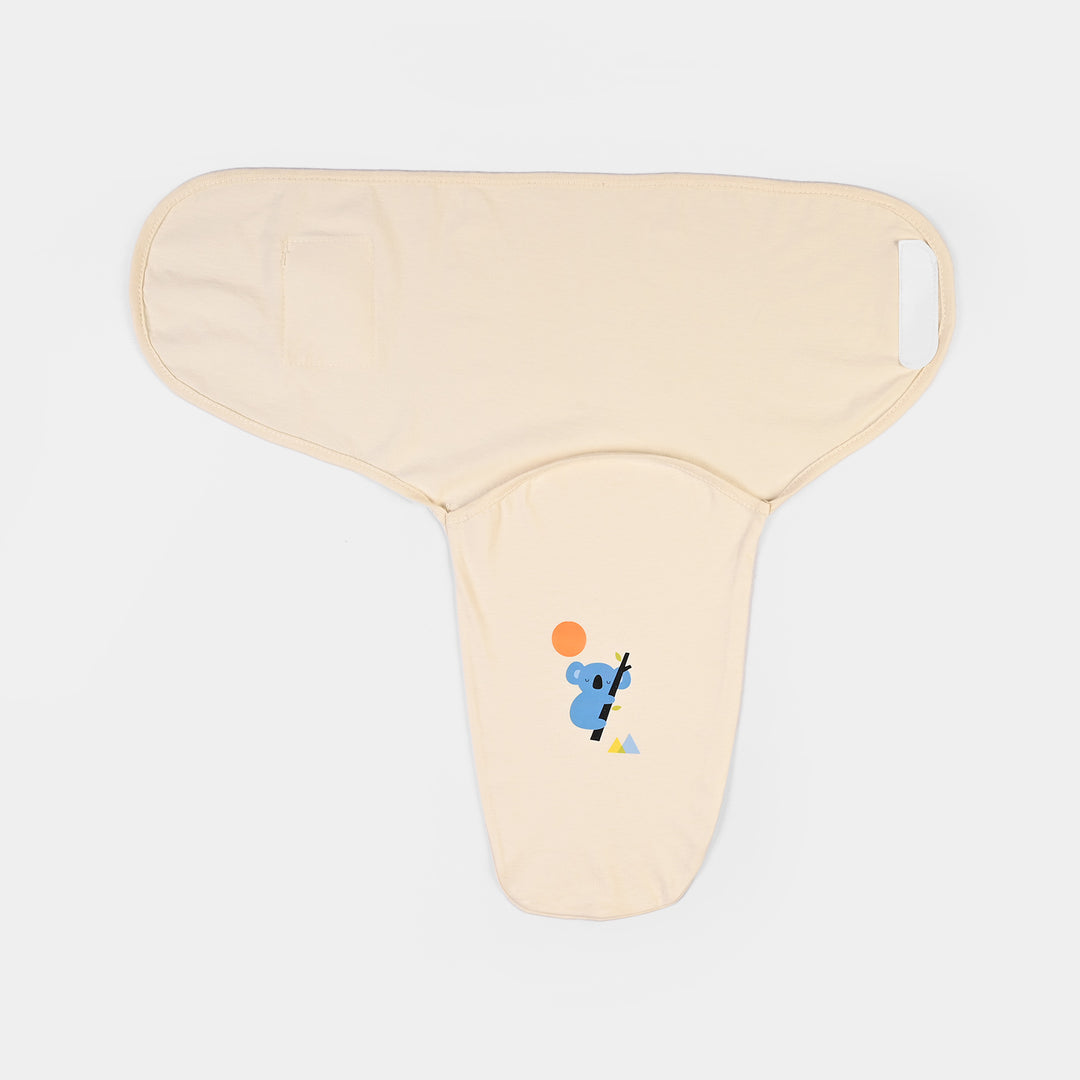 Baby Swaddle with Cap & Mittens Set