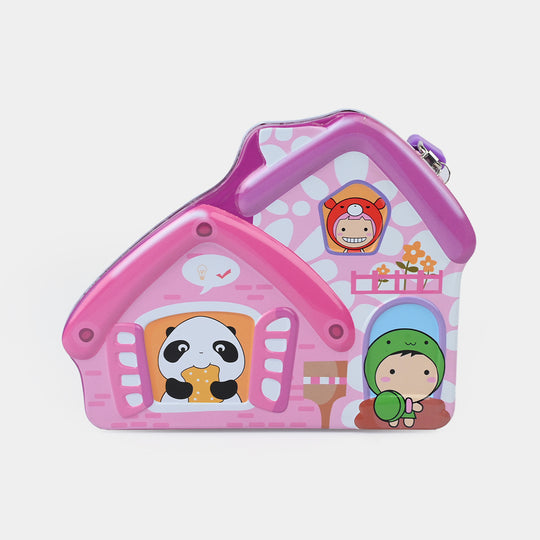 Metal Coin/Money Box with Lock For Kids