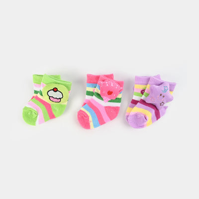 Character Baby Socks 3PCs Set | 0-12M