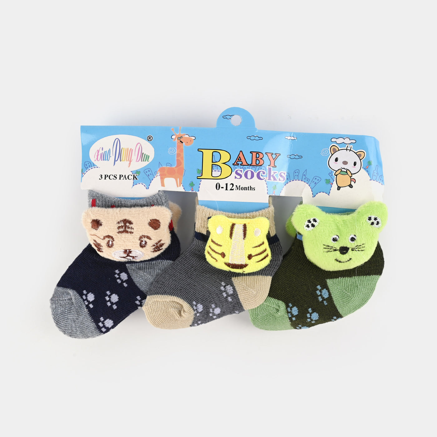 Character Baby Socks 3PCs Set | 0-12M