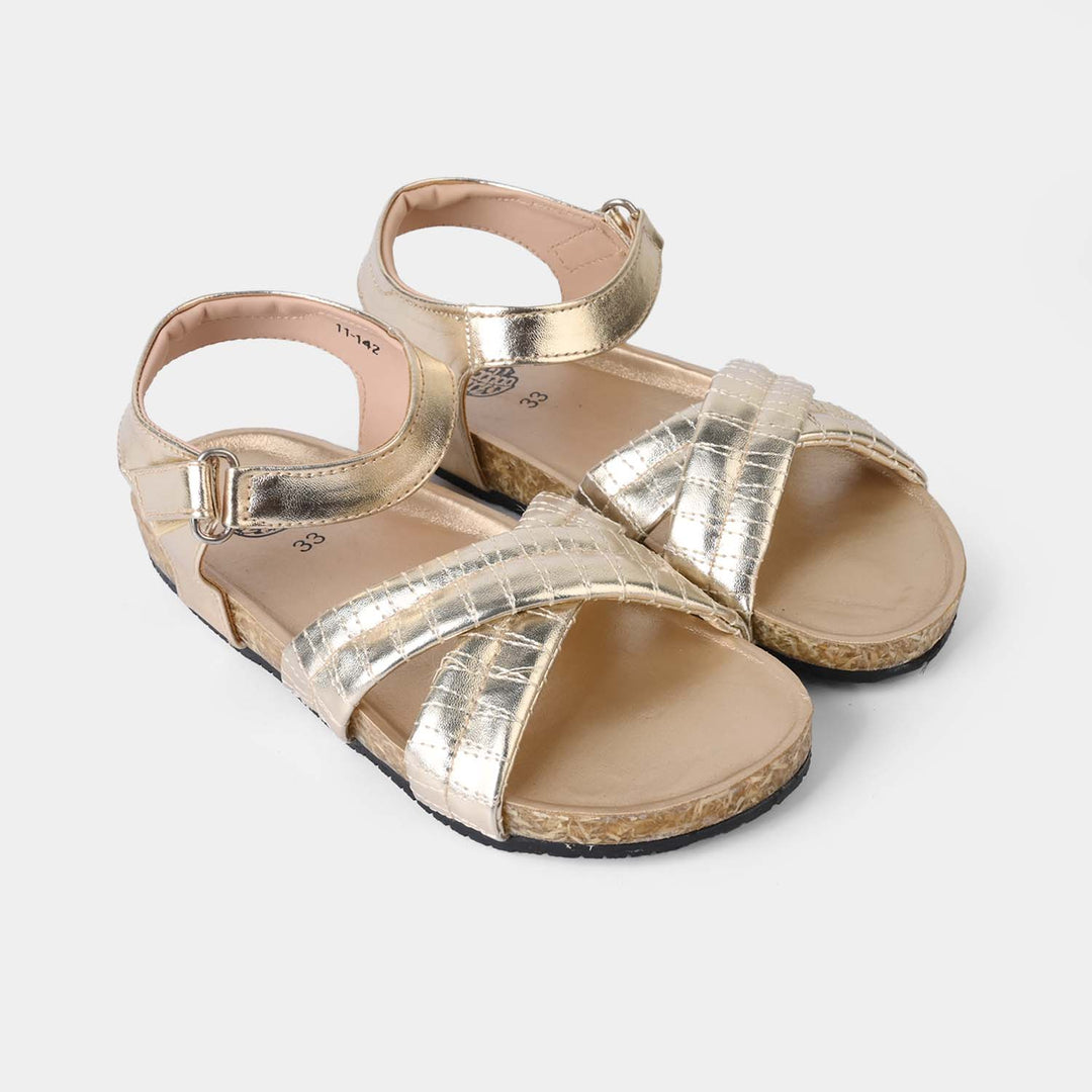 Teens Girls Sandal 11-142-GOLDEN