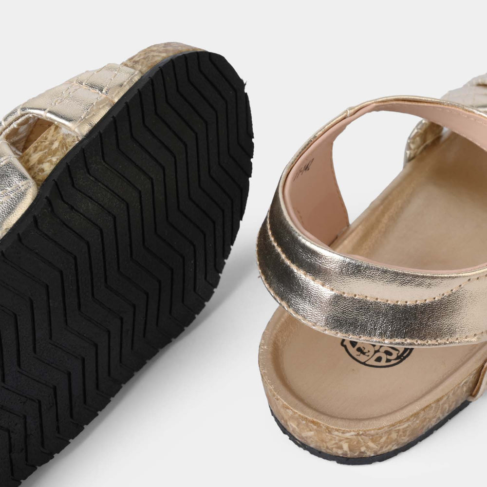 Girls Sandal 11-142-GOLDEN