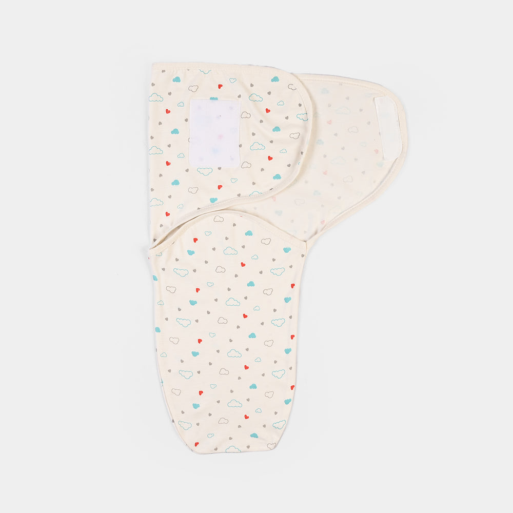 Baby Swaddle with Cap & Mittens Set