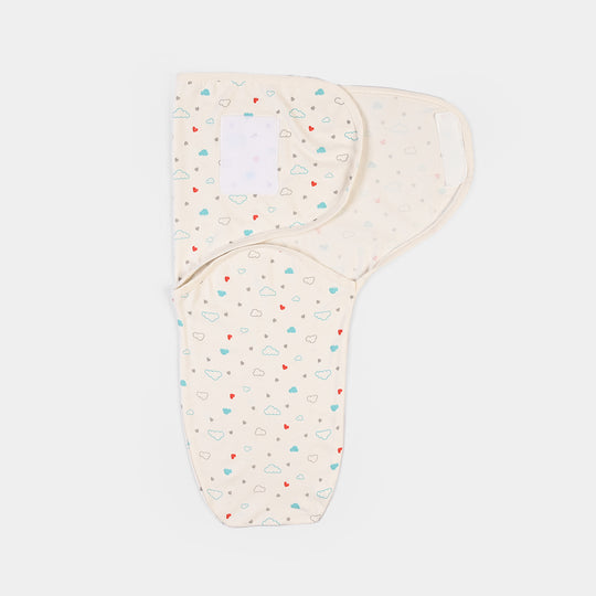 Baby Swaddle with Cap & Mittens Set