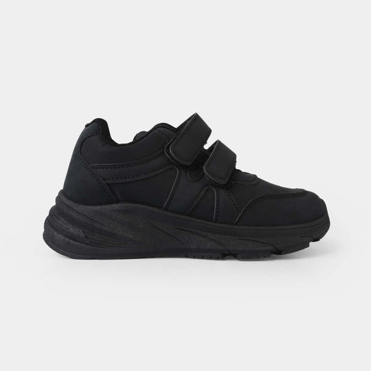 Boys School Shoes ST-57-BLACK