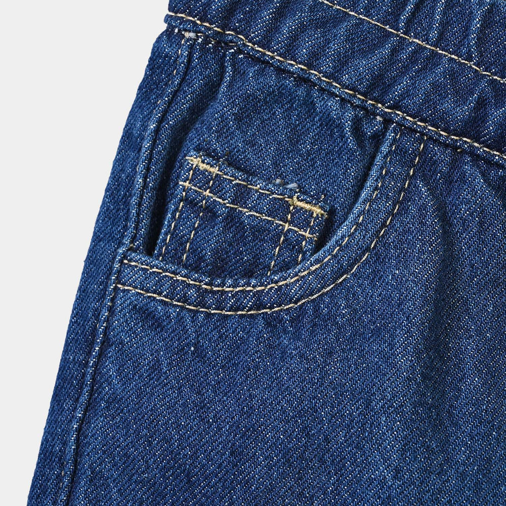 Boys Denim Rigid Pant Fresh Blue-Mid Blue