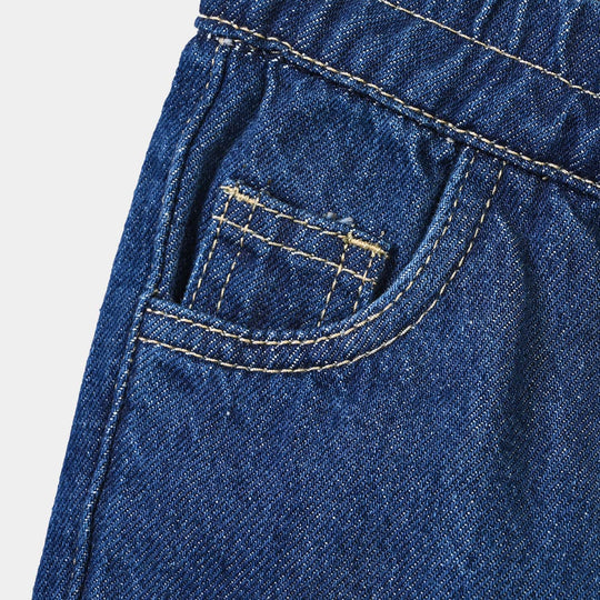 Boys Denim Rigid Pant Fresh Blue-Mid Blue