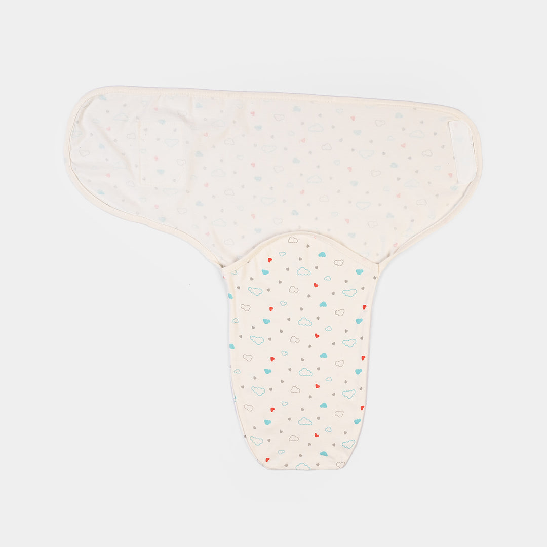 Baby Swaddle with Cap & Mittens Set