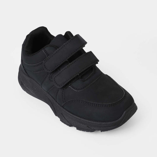 Boys School Shoes ST-57-BLACK