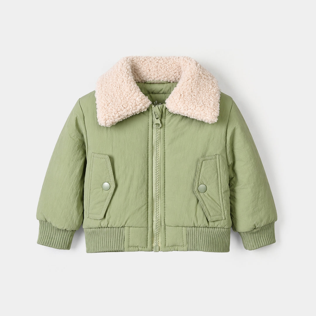 Infant Boys Puffer Jacket Green Forest-Green