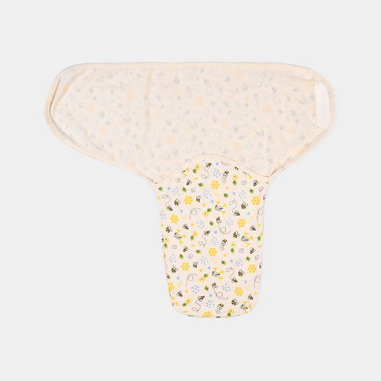 Baby Swaddle with Cap & Mittens Set