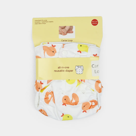 Reusable Baby Cloth Diaper Panty | 0-24 Months