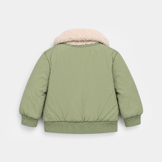 Infant Boys Puffer Jacket Green Forest-Green