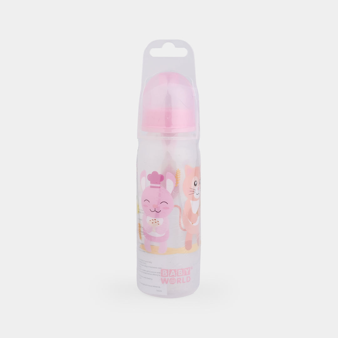 Cereal Feeder Bottle Round 80Z 8045 Pink