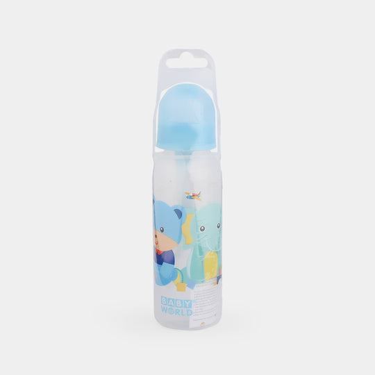 Cereal Feeder Bottle Round 80Z 8045 Blue