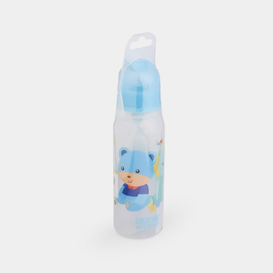 Cereal Feeder Bottle Round 80Z 8045 Blue