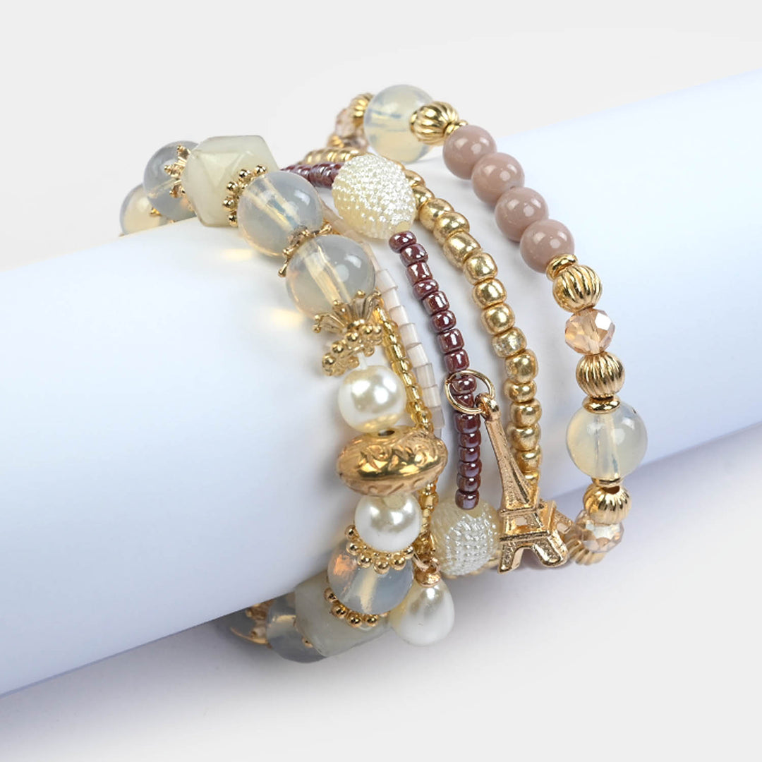 Fancy Crystal Beaded Bracelet for Girls