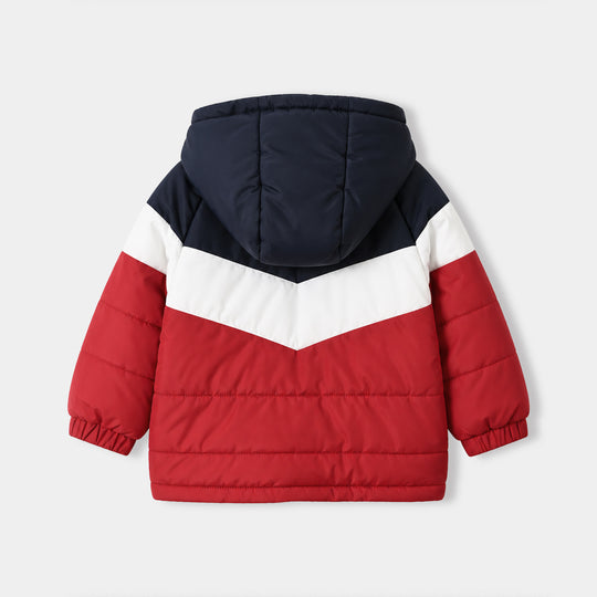 Boys Polyester Puffer Jacket Urban World-RED