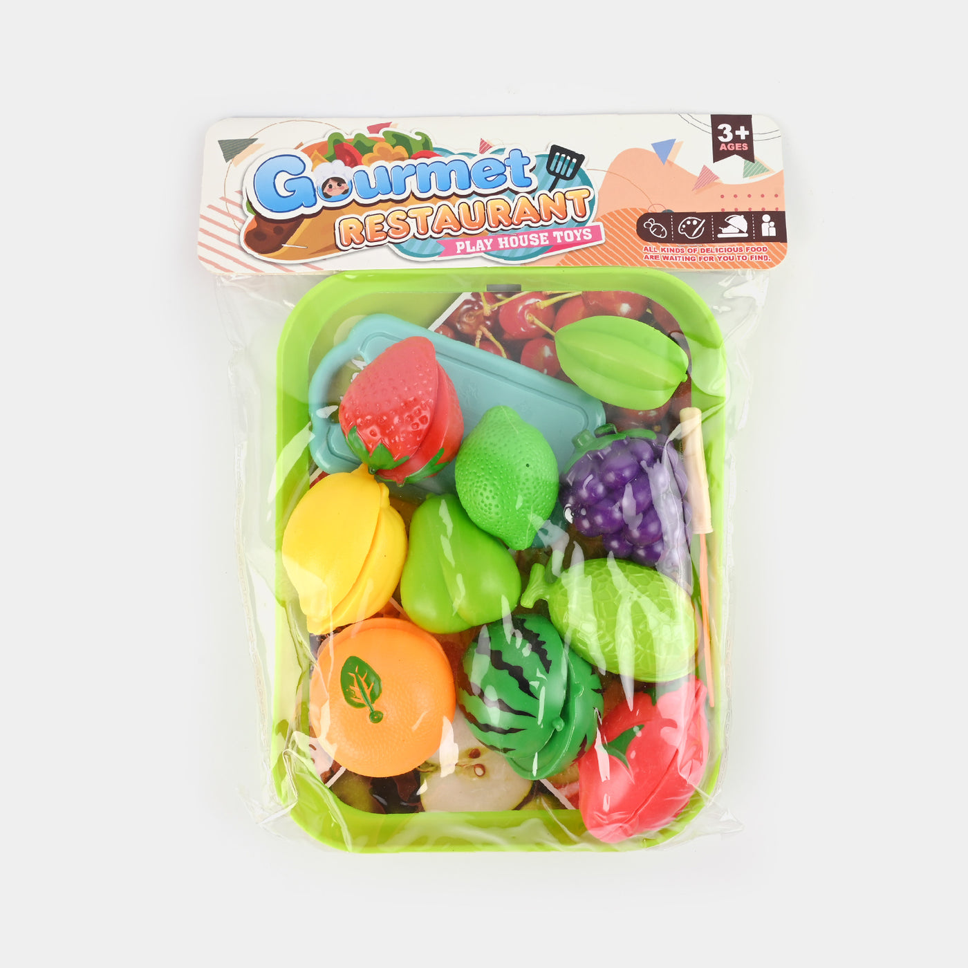 Cutting Fruits Toy Play Set For Kids