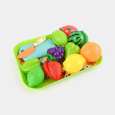 Cutting Fruits Toy Play Set For Kids