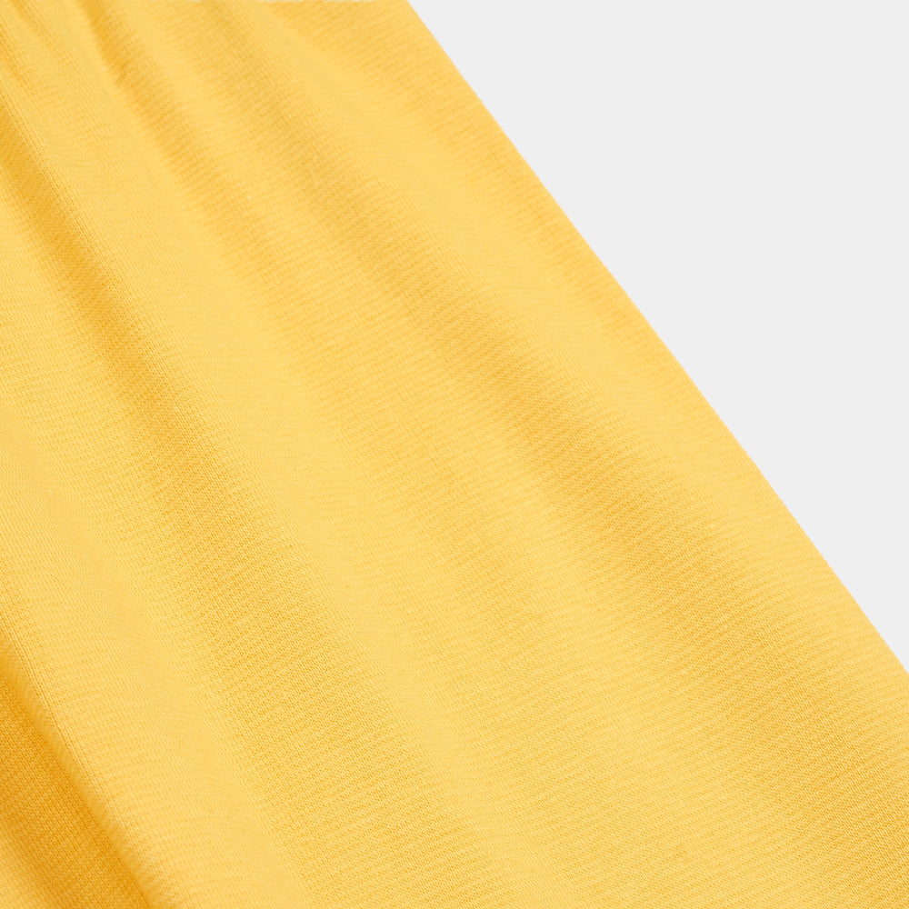 Girls Rib Tights - Yellow