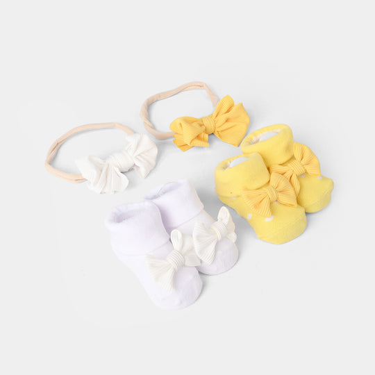 Booties & Headband Set – Soft, Stylish & Perfect for Little Ones