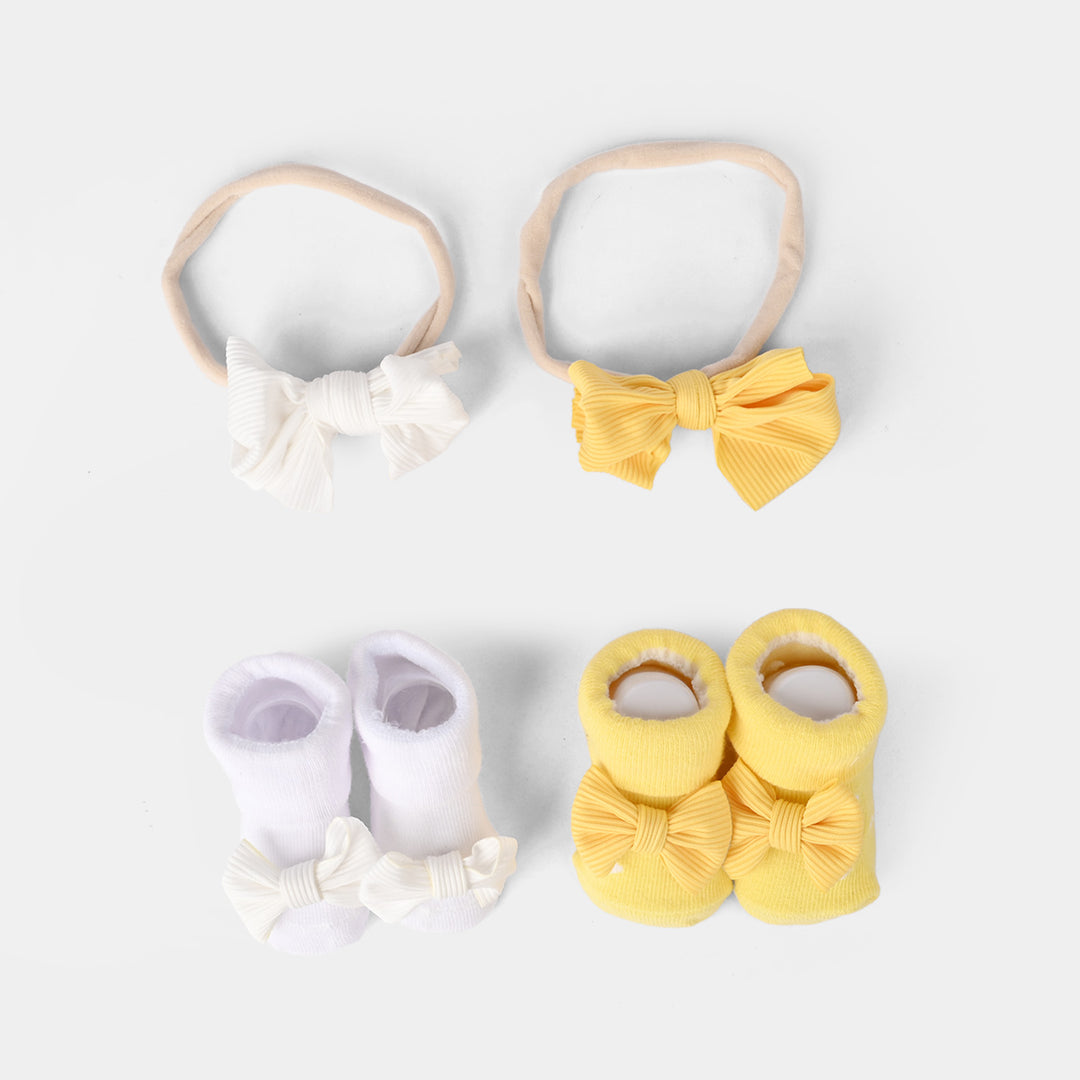 Booties & Headband Set – Soft, Stylish & Perfect for Little Ones