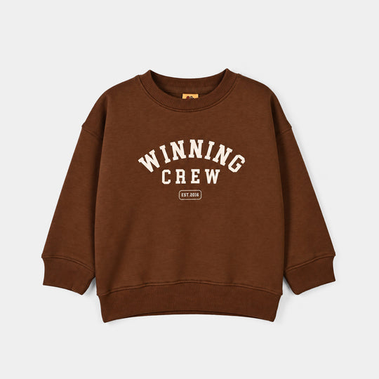 Boys Fleece Sweatshirt Winning Crew