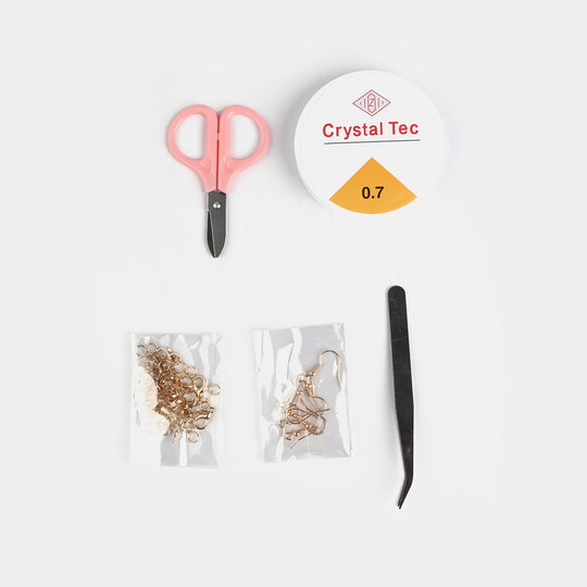 Girls Beads Set For Creative Play With Tweezers