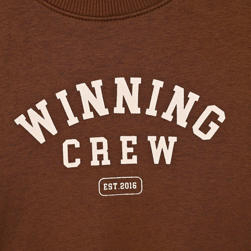 Boys Fleece Sweatshirt Winning Crew