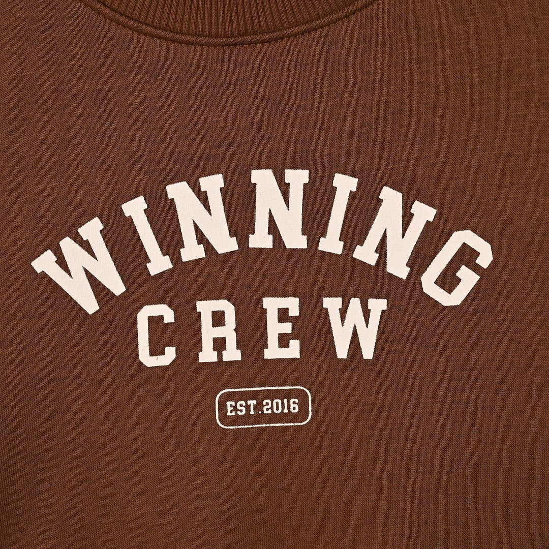 Boys Fleece Sweatshirt Winning Crew