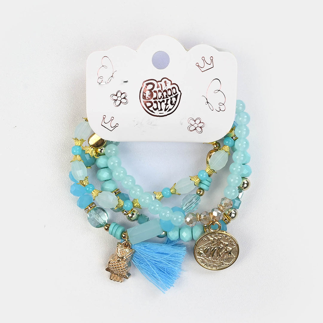 Fancy Crystal Beaded Bracelet for Girls