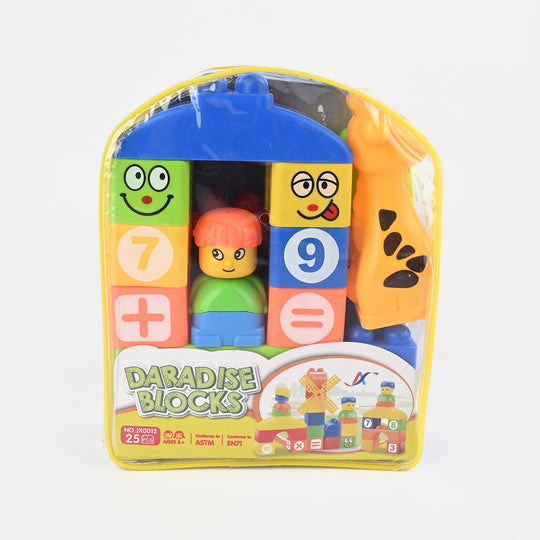 Play & Learn Building Blocks Set | 25PCs