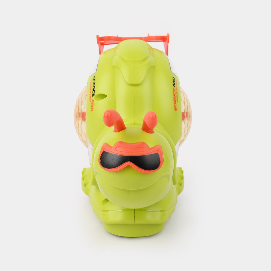 Universal Electric Snail Car with Light & Music for Kids