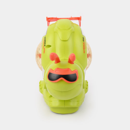 Universal Electric Snail Car with Light & Music for Kids