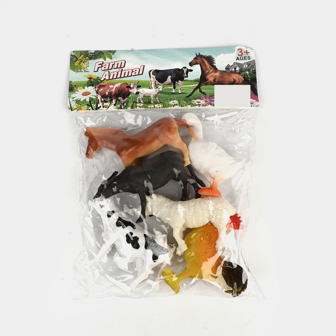 Farm Animal Play Set 6 Pcs