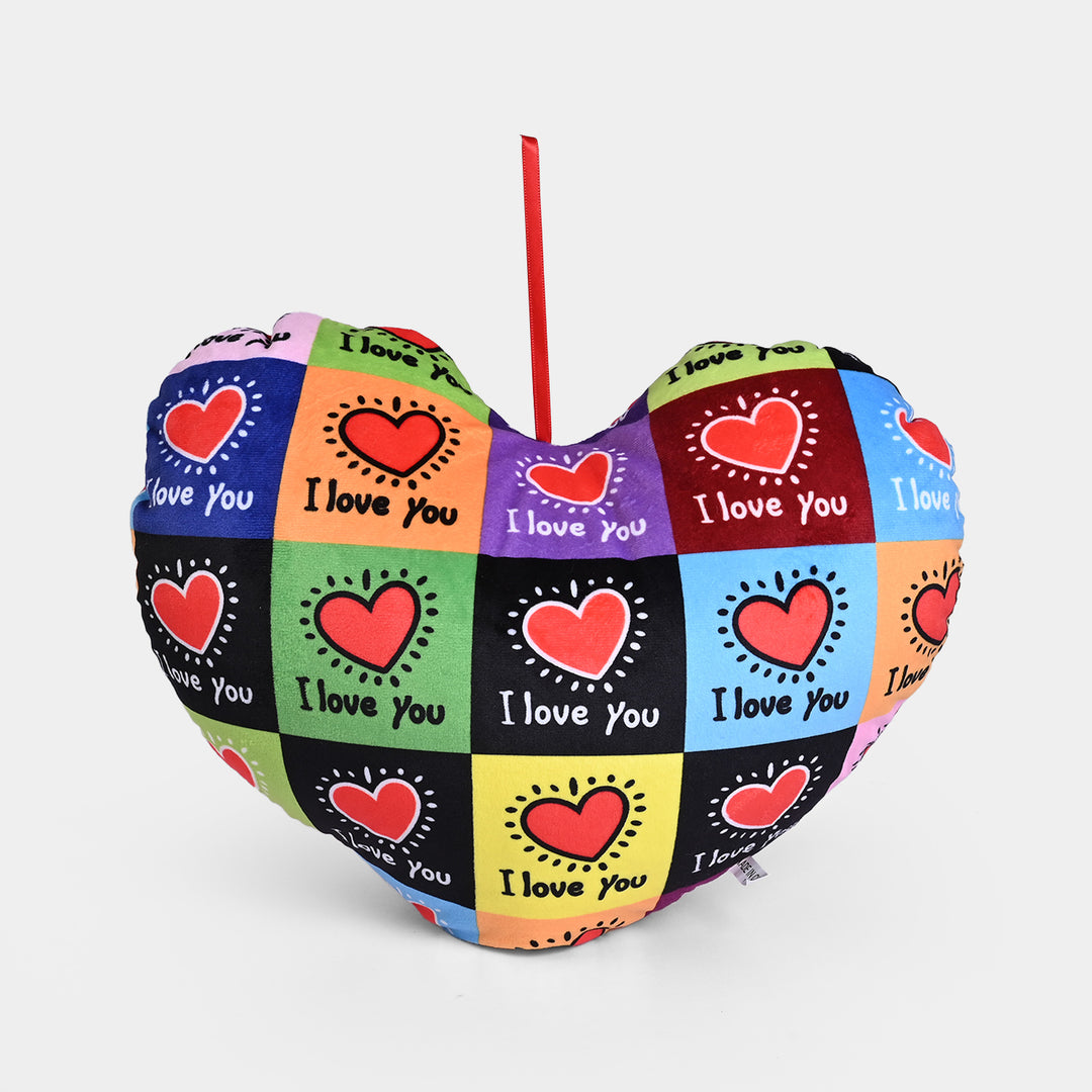 Soft Beans Heart Pillow