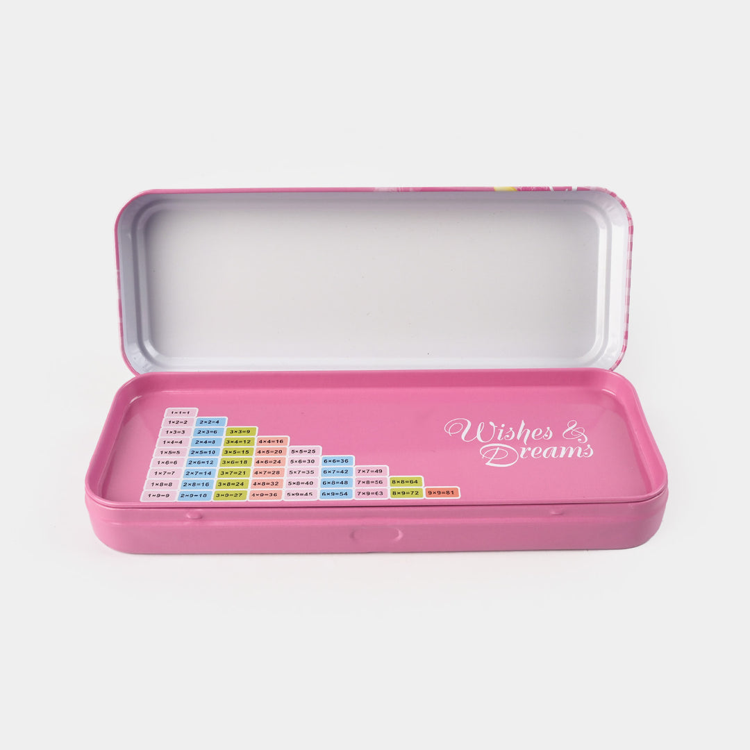 Stationary Pencil Box Metal For Kids