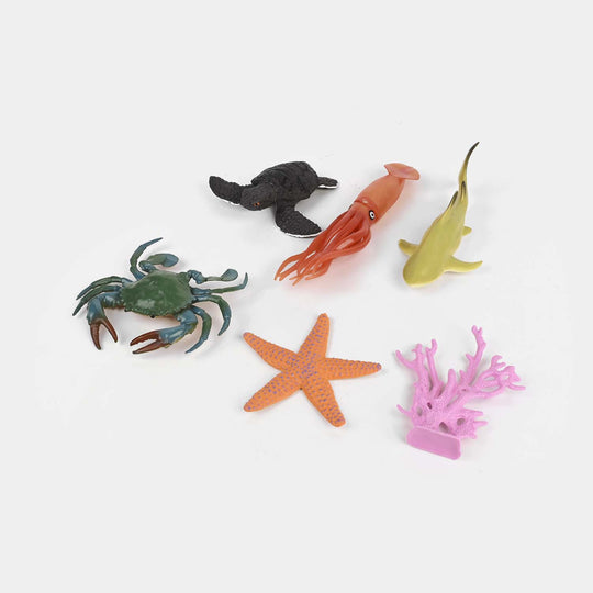 Sea Animal Toy Set 6Pcs