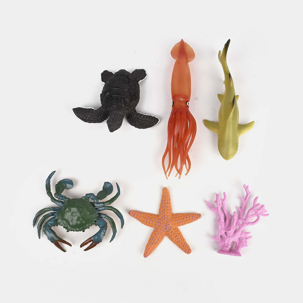 Sea Animal Toy Set 6Pcs