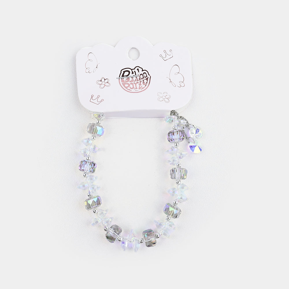 Fancy Bead Charm Bracelet