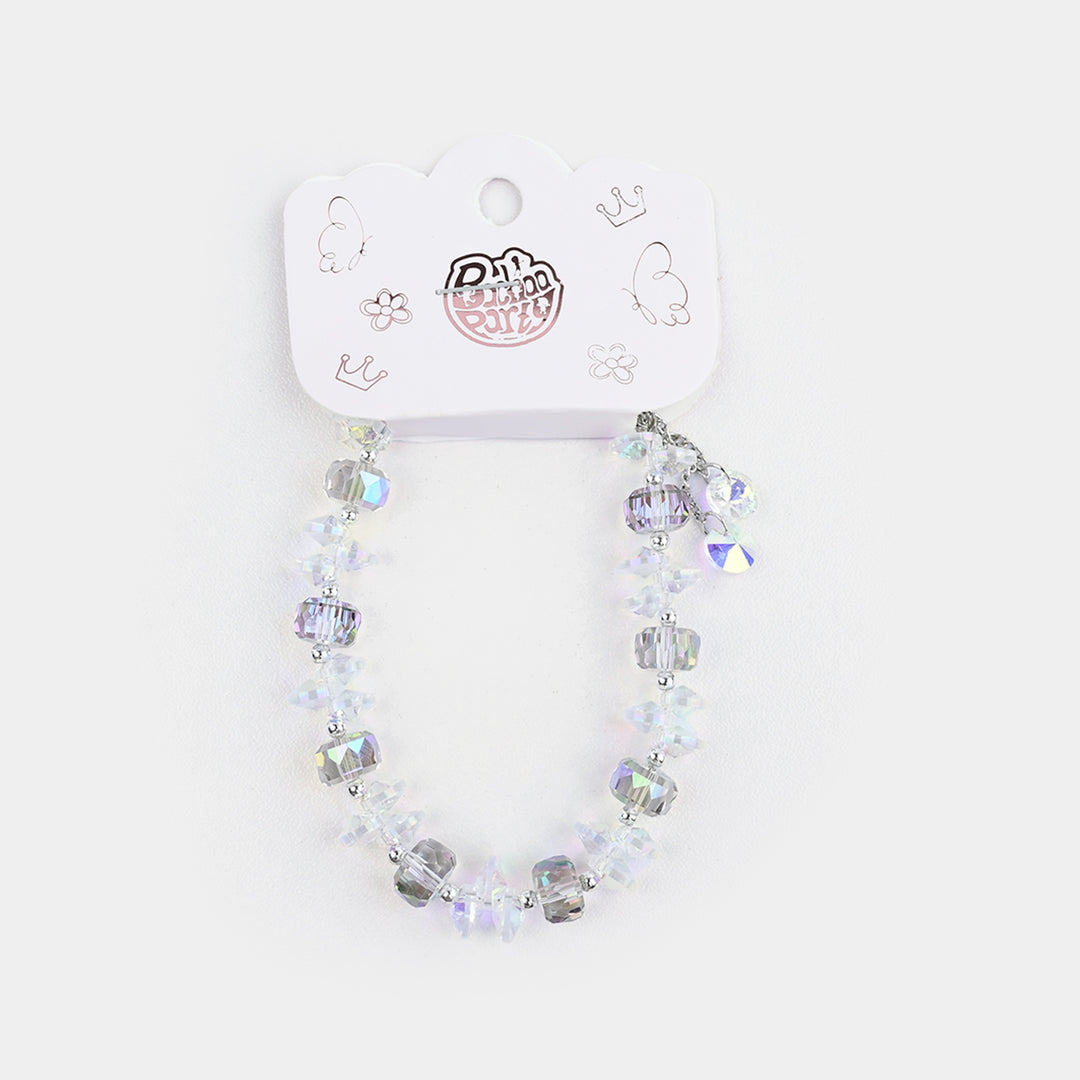 Fancy Bead Charm Bracelet